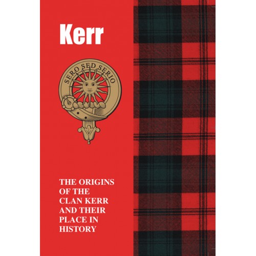 Lang Syne Products Scottish Clan Crest Tartan Information History Fact Book - Kerr
