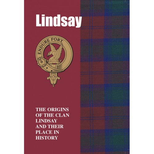 Lang Syne Products Scottish Clan Crest Tartan Information History Fact Book - Lindsay