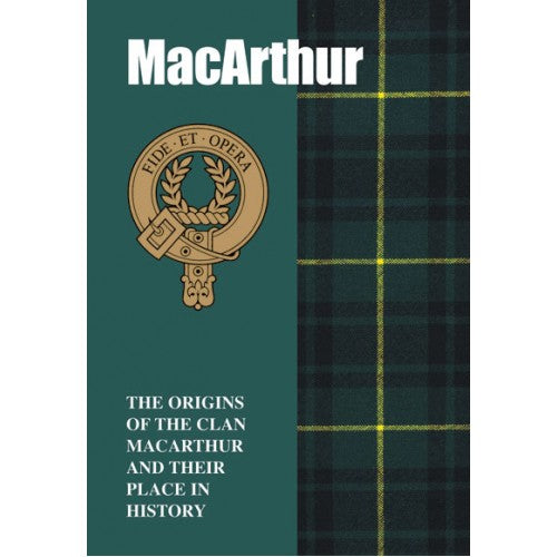 Lang Syne Products Scottish Clan Crest Tartan Information History Fact Book - MacArthur
