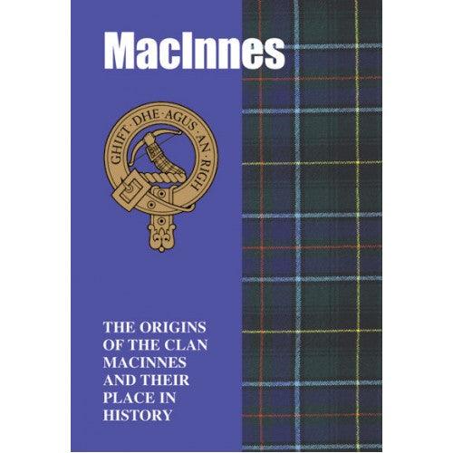 Lang Syne Products Scottish Clan Crest Tartan Information History Fact Book - MacInnes