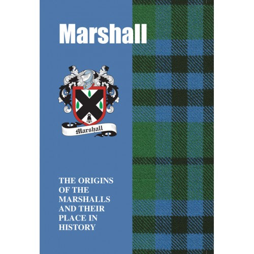 Lang Syne Products Scottish Clan Crest Tartan Information History Fact Book - Marshall