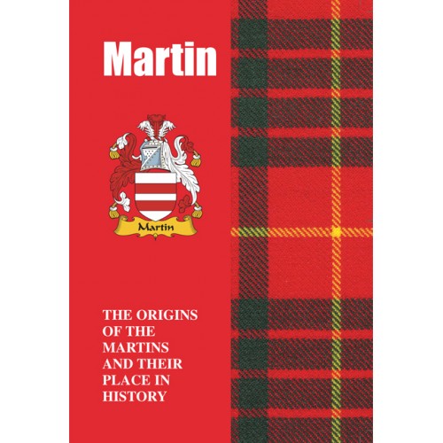 Lang Syne Products Scottish Clan Crest Tartan Information History Fact Book - Martin