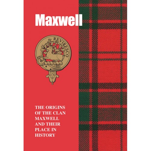 Lang Syne Products Scottish Clan Crest Tartan Information History Fact Book - Maxwell