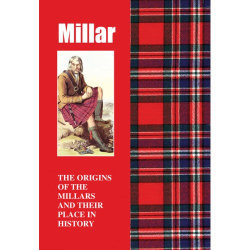 Lang Syne Products Scottish Clan Crest Tartan Information History Fact Book - Millar
