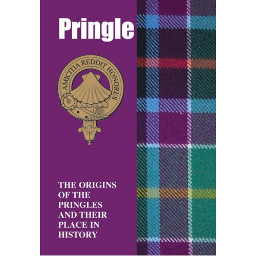 Lang Syne Products Scottish Clan Crest Tartan Information History Fact Book - Pringle