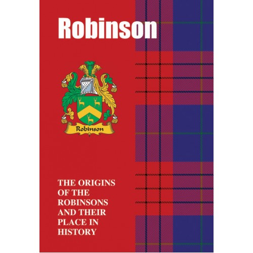 Lang Syne Products Scottish Clan Crest Tartan Information History Fact Book - Robinson