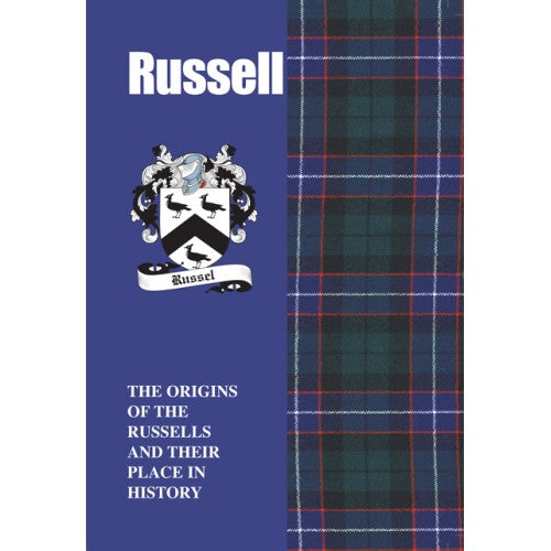 Lang Syne Products Scottish Clan Crest Tartan Information History Fact Book - Russell
