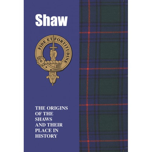 Lang Syne Products Scottish Clan Crest Tartan Information History Fact Book - Shaw