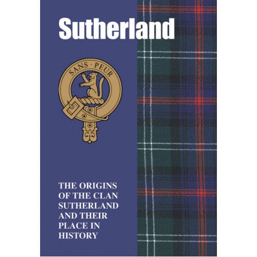 Lang Syne Products Scottish Clan Crest Tartan Information History Fact Book - Sutherland