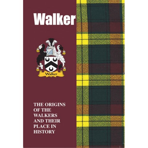 Lang Syne Products Scottish Clan Crest Tartan Information History Fact Book - Walker