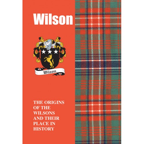 Lang Syne Products Scottish Clan Crest Tartan Information History Fact Book - Wilson