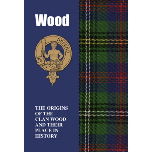 Lang Syne Products Scottish Clan Crest Tartan Information History Fact Book - Wood