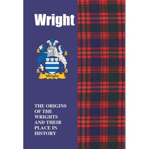 Lang Syne Products Scottish Clan Crest Tartan Information History Fact Book - Wright
