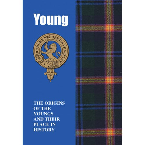Lang Syne Products Scottish Clan Crest Tartan Information History Fact Book - Young
