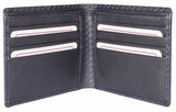 Kalmin Leather Carbon Fibre Effect Classic Wallet with RFID Protection