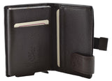 Kalmin Leather Kensington Metal Sleeve Wallet with Note Section RFID