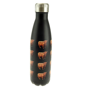 Glen Appin Of Scotland Scottish Highland Cow Coo Eco-Friendly Vacuum-Insulated Water Bottle