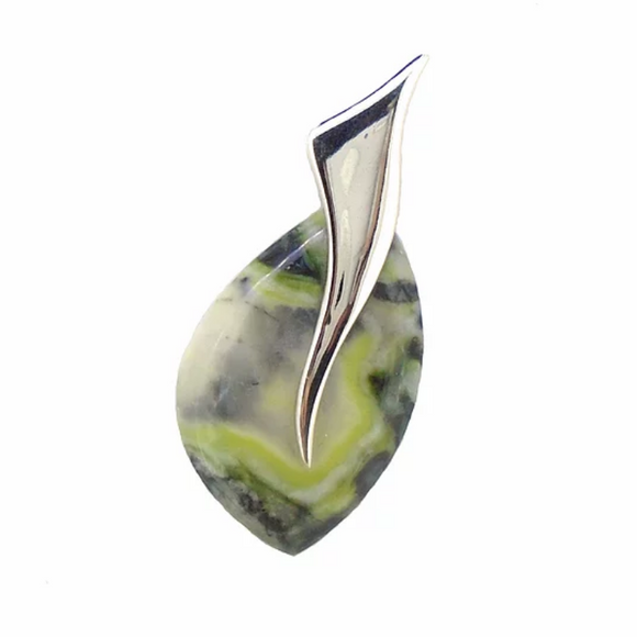 Two Skies Ltd Sterling Silver Stunning Skye Marble Wing Necklace Pendant