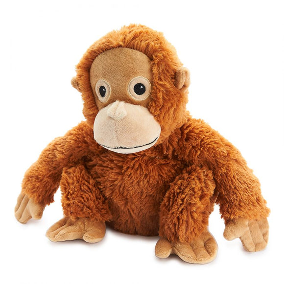 Plush 12 Inch Orange Orangutan Soft Lavendar Scented Microwavable Heatable Cuddly Teddy