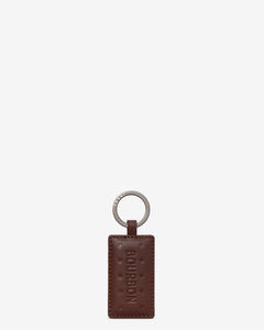 Yoshi Nappa Leather Bourbon Biscuit Keyring