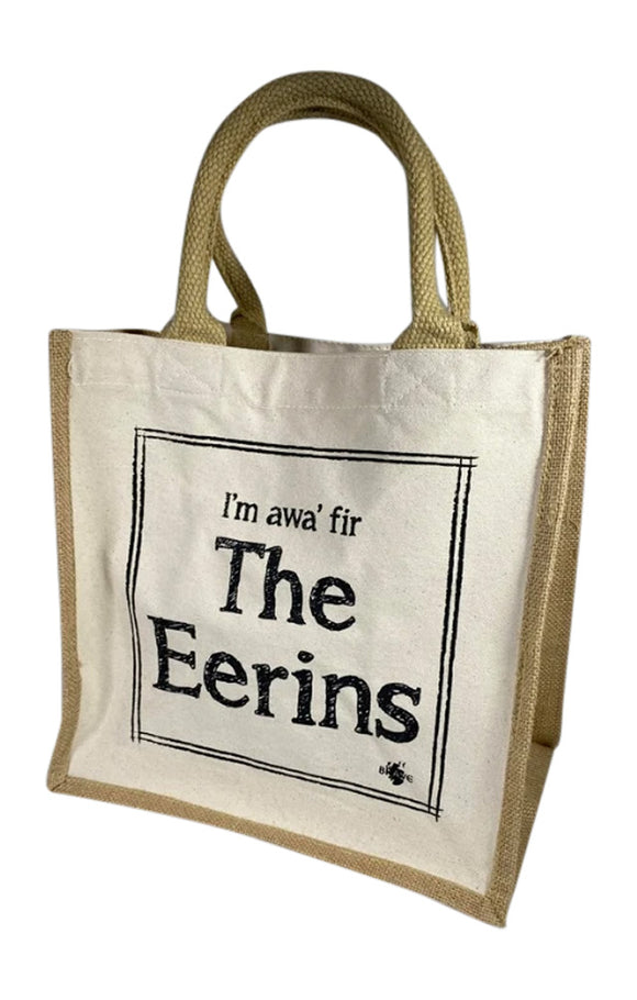 Doric Scots Jute Environmetally Friendly Shopping Bag - I'm awa fir the Eerins