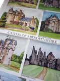 Kimberley Art Castles Of Aberdeenshire Hand Painted Watercolour Art Tea Towel