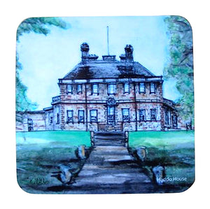 Kimberley Art Hand Painted Watercolour Scottish Coaster - Haddo House
