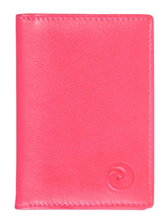 Origin Credit Card Holder from Mala Leather with RFID Indentification Protection - Berry Red Pink