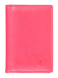 Origin Credit Card Holder from Mala Leather with RFID Indentification Protection - Berry Red Pink