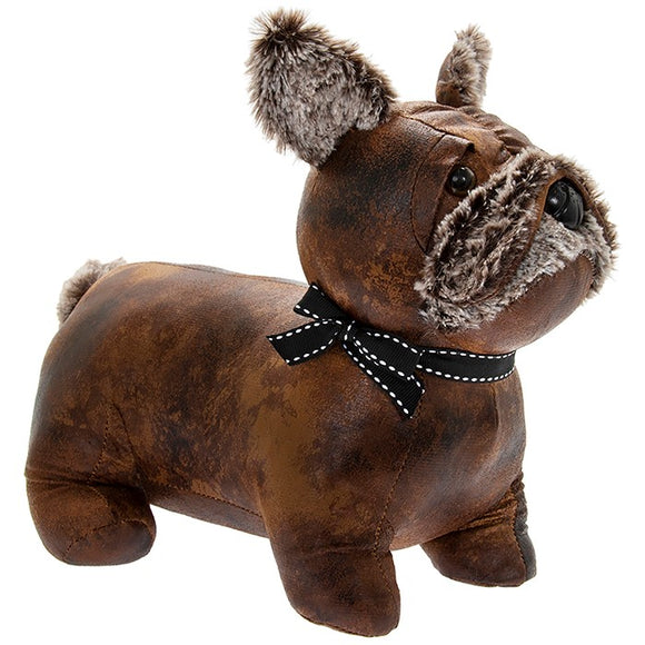Super Cute Antique Finish French Bulldog Frenchie Doorstop