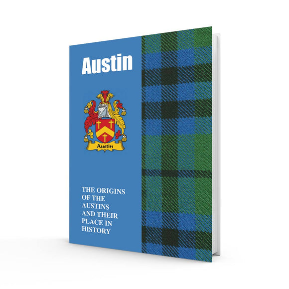 Lang Syne Scottish Clan Crest Tartan Information History Fact Book - Austin