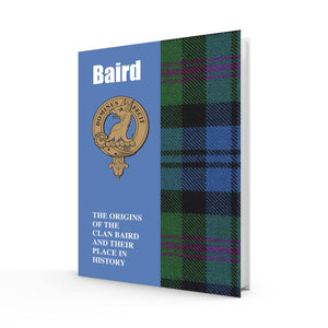 Lang Syne Scottish Clan Crest Tartan Information History Fact Book - Baird