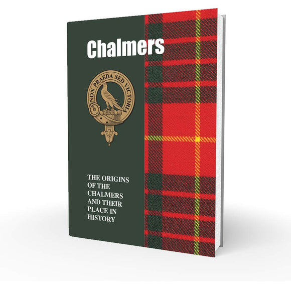 Lang Syne Scottish Clan Crest Tartan Information History Fact Book - Chalmers