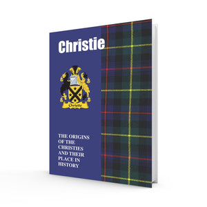 Lang Syne Scottish Clan Crest Tartan Information History Fact Book - Christie