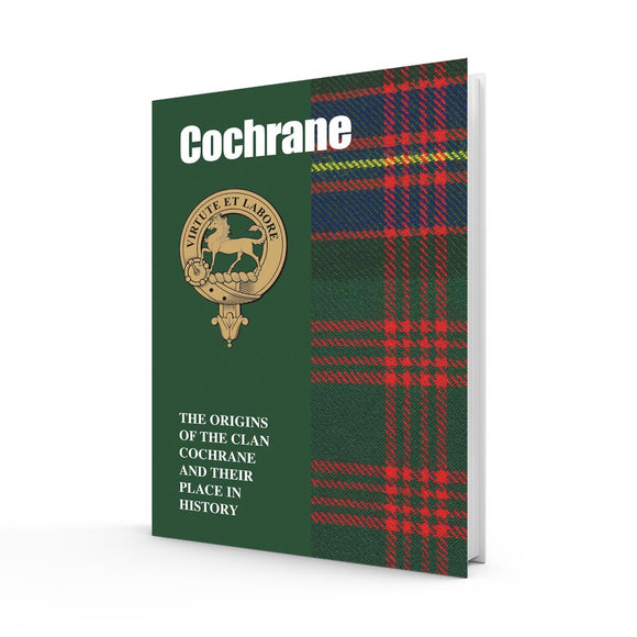 Lang Syne Scottish Clan Crest Tartan Information History Fact Book - Cochrane