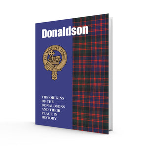 Lang Syne Scottish Clan Crest Tartan Information History Fact Book - Donaldson