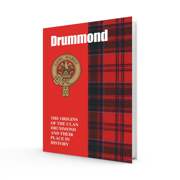 Lang Syne Scottish Clan Crest Tartan Information History Fact Book - Drummond
