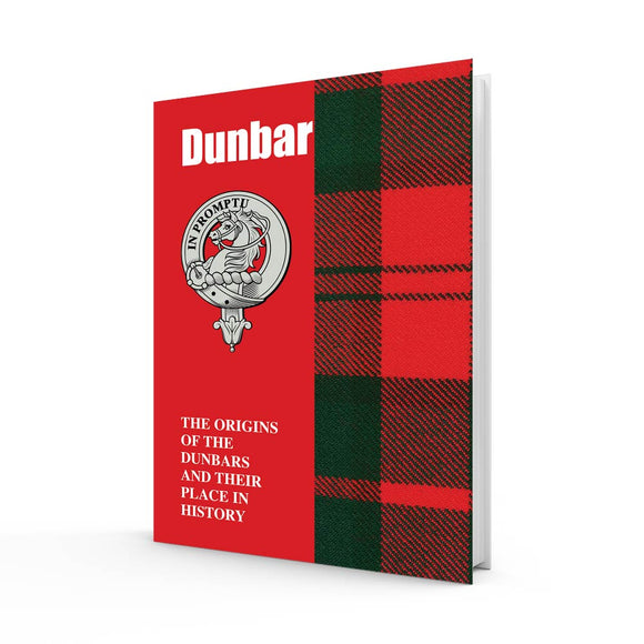 Lang Syne Scottish Clan Crest Tartan Information History Fact Book - Dunbar