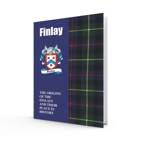 Lang Syne Scottish Clan Crest Tartan Information History Fact Book - Finlay