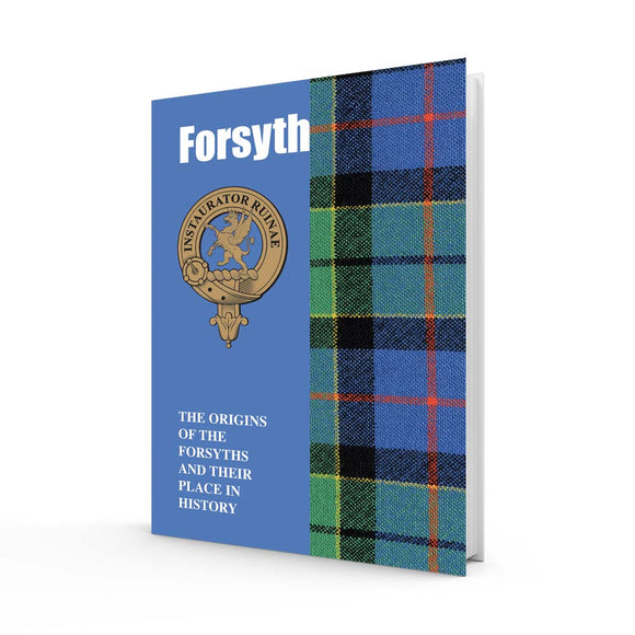 Lang Syne Scottish Clan Crest Tartan Information History Fact Book - Forsyth