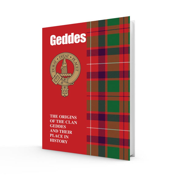 Lang Syne Scottish Clan Crest Tartan Information History Fact Book - Geddes