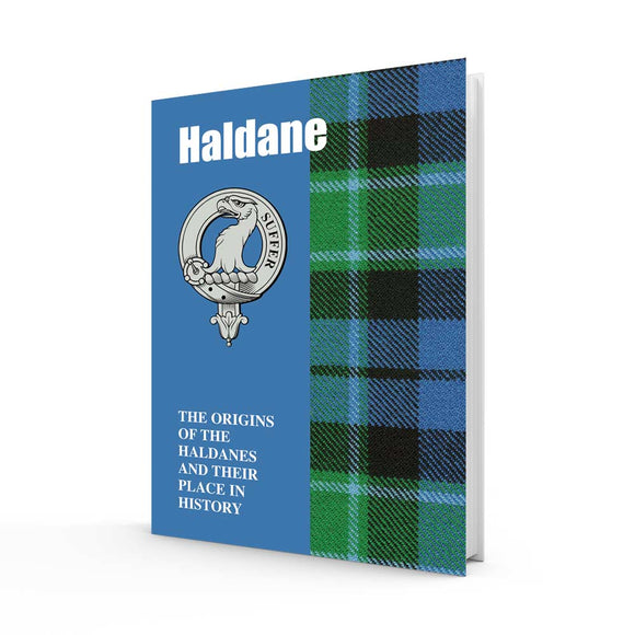 Lang Syne Scottish Clan Crest Tartan Information History Fact Book - Haldane