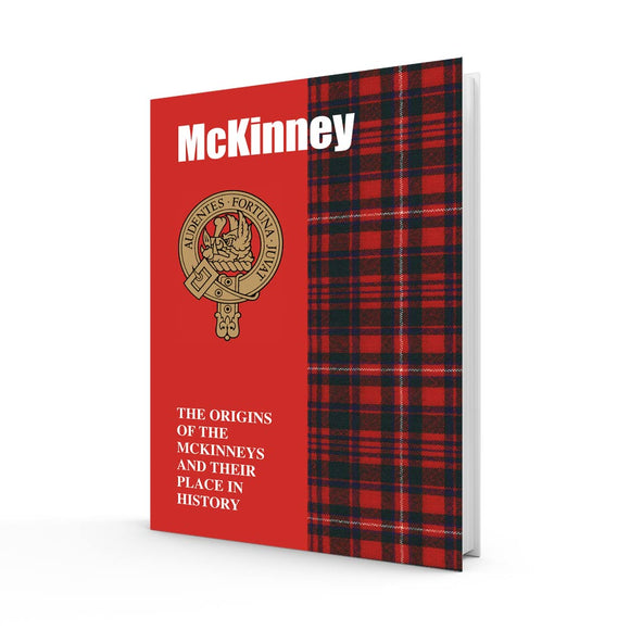 Lang Syne Scottish Clan Crest Tartan Information History Fact Book - McKinney