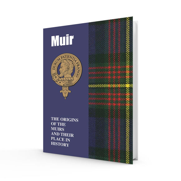 Lang Syne Scottish Clan Crest Tartan Information History Fact Book - Muir