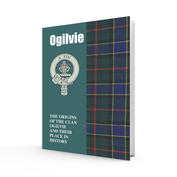 Lang Syne Scottish Clan Crest Tartan Information History Fact Book - Ogilvie