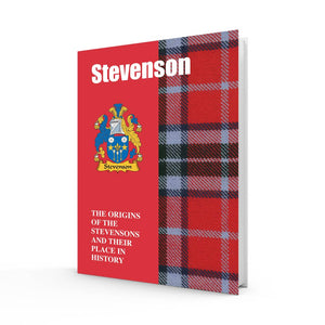 Lang Syne Scottish Clan Crest Tartan Information History Fact Book - Stevenson