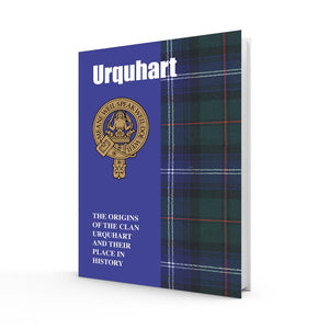 Lang Syne Scottish Clan Crest Tartan Information History Fact Book - Urquhart