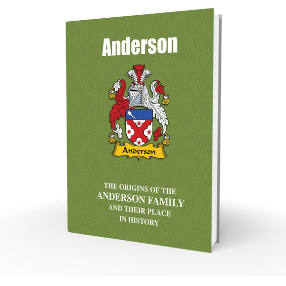 Lang Syne English Family Information History Fact Book - Anderson