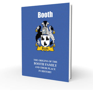 Lang Syne English Family Information History Fact Book - Booth