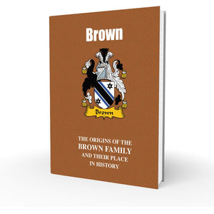 Lang Syne English Family Information History Fact Book - Brown